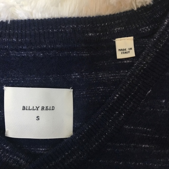 Billy Reid Sweater Wool Pullover V Neck - S - Picture 8 of 8